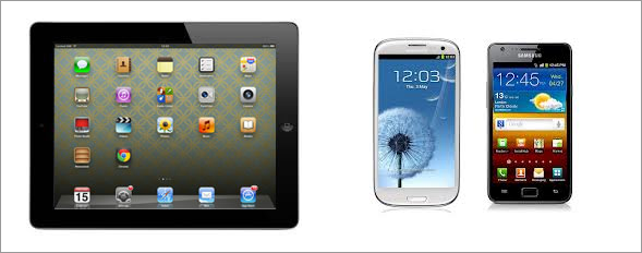 Tableta iPad y Smartphones